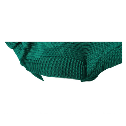 Cableknit Pet Jumper Green